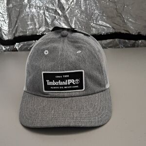 Timberland PRO Gray and White Mesh Cap